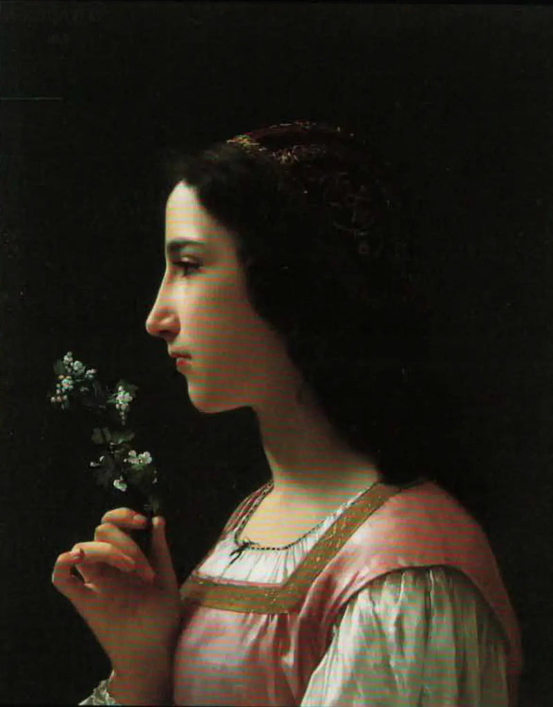 La fleur d'aubépine - Bouguereau