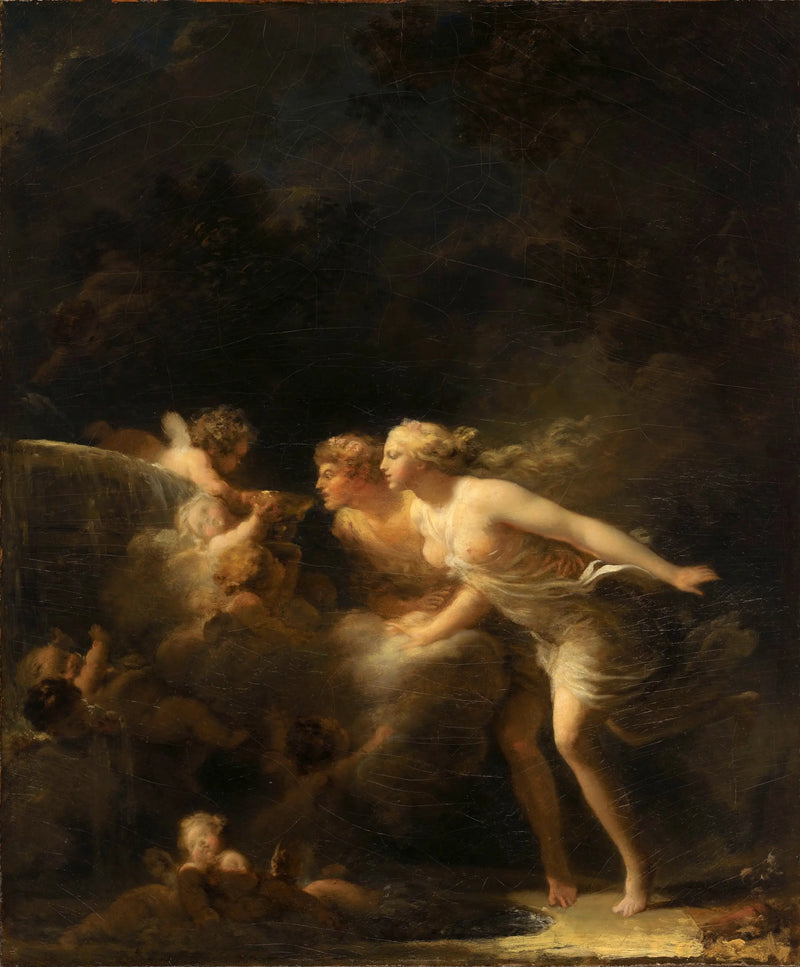 La Fontaine d'amour - Jean-Honoré Fragonard