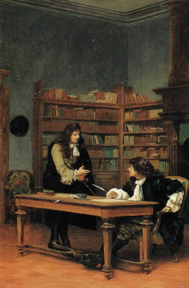 La Fontaine et Molière - Jean-Léon Gérôme