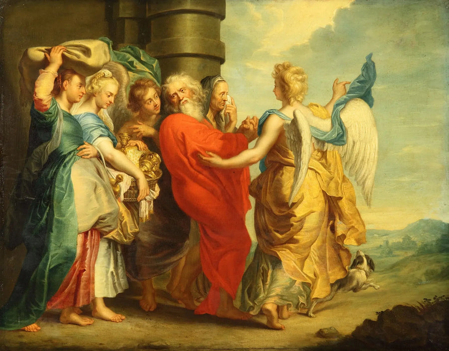 La fuite de Lot et de ses filles - Peter Paul Rubens