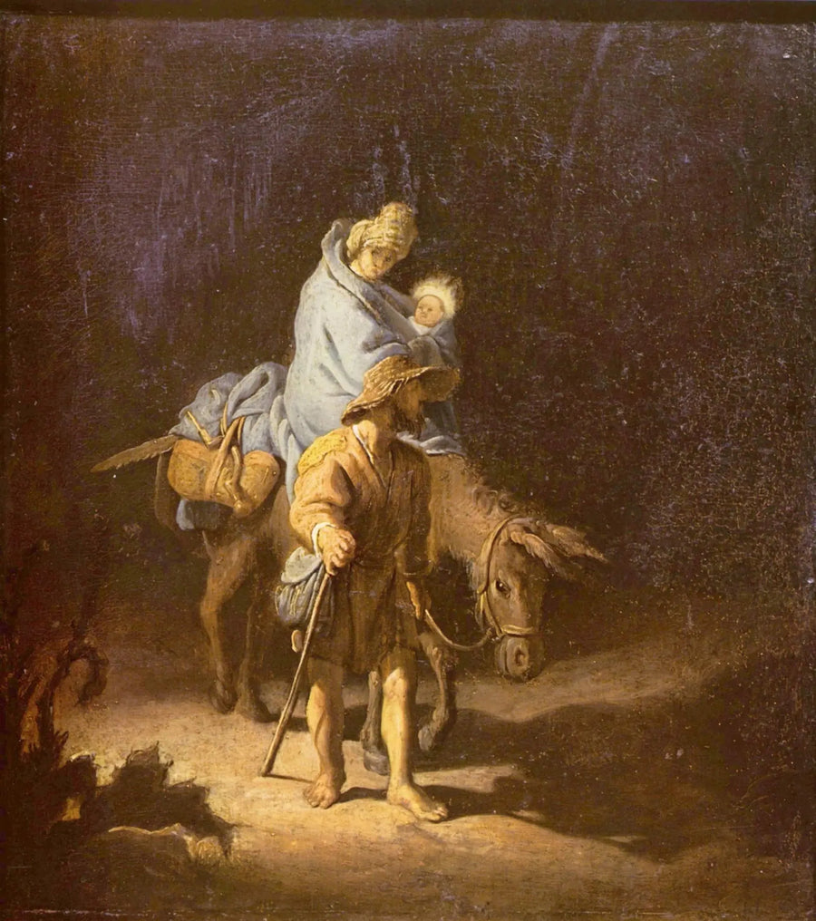 La Fuite en Égypte - Rembrandt