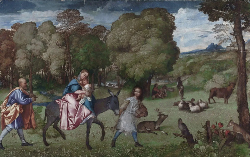 La Fuite en Égypte - Titian