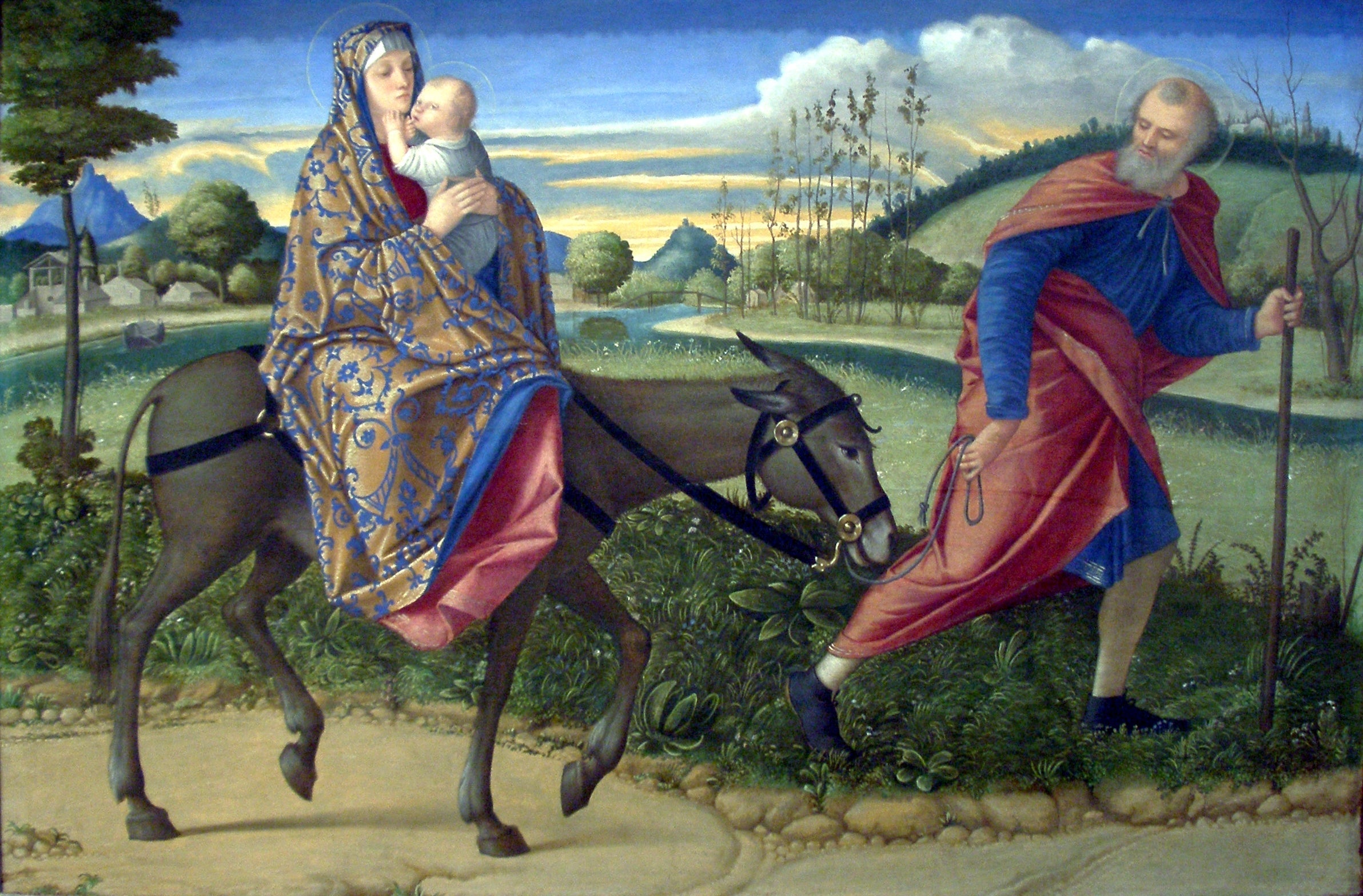 La Fuite en Égypte - Vittore Carpaccio - Alpha Reproduction