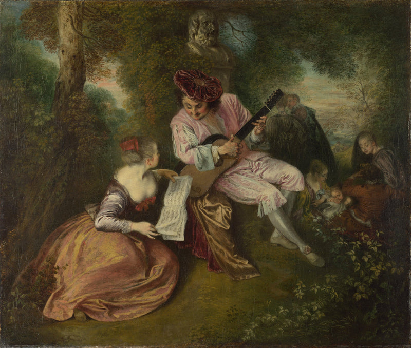 La Gamme d'Amour - Antoine Watteau