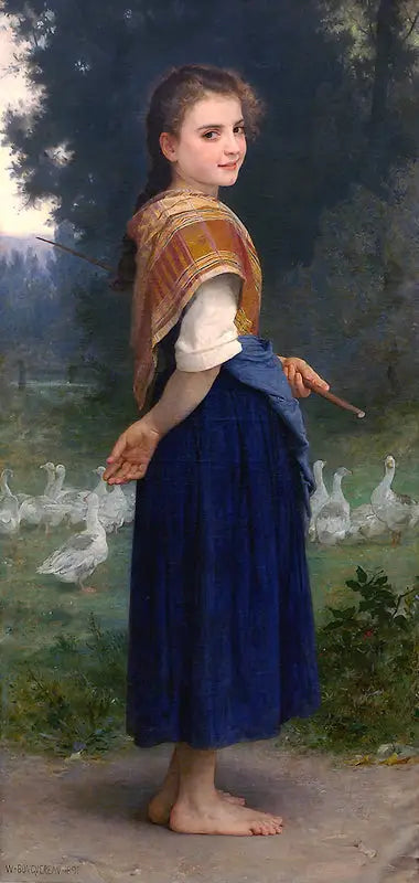 La Gardeuse d'oies - Bouguereau
