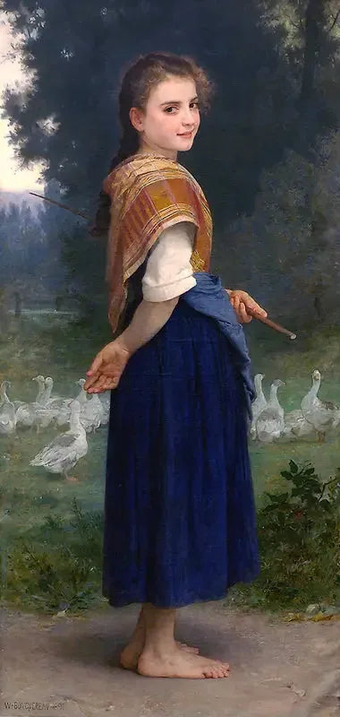 La Gardeuse d'oies - Bouguereau