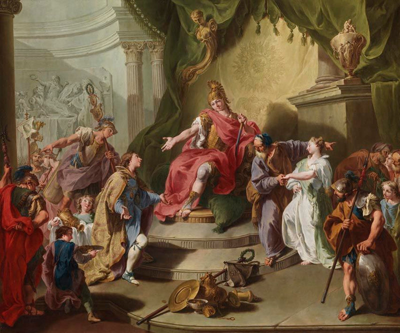 La générosité de Scipion - Giovanni Battista Pittoni