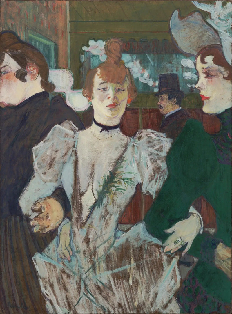 La Goulue entrant au Moulin-Rouge - Henri de Toulouse-Lautrec