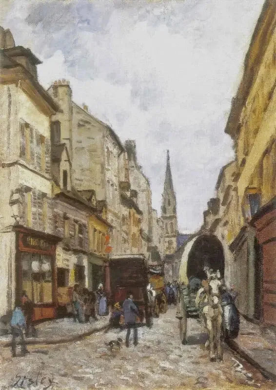 La Grand-Rue à Argenteuil - Alfred Sisley
