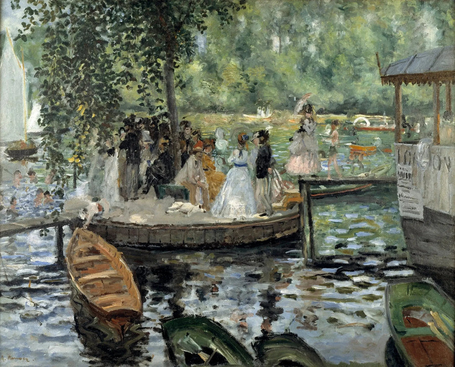 La Grenouillère, 1869 – Pierre-Auguste Renoir