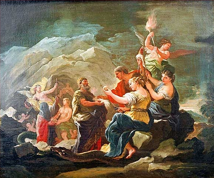 La grotte de l'éternité - Luca Giordano