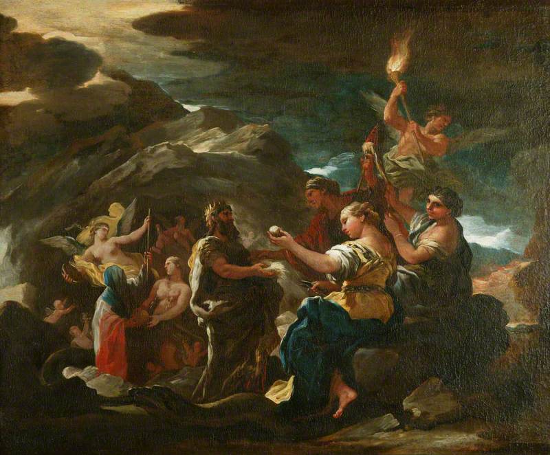La grotte de l'éternité - Luca Giordano