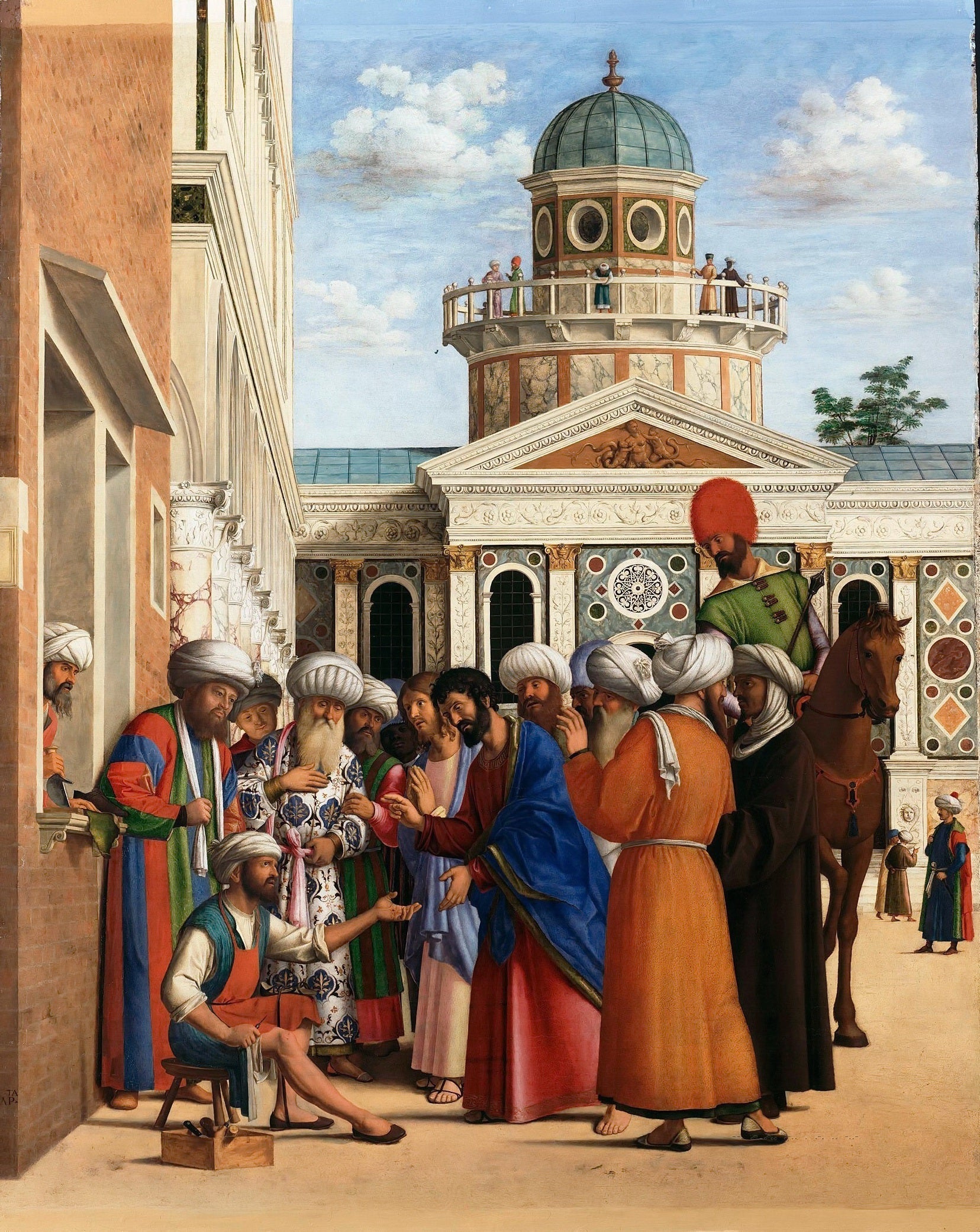 La guérison d'Anianus - Cima da Conegliano image 1 tableau peint à l’huile sur toile