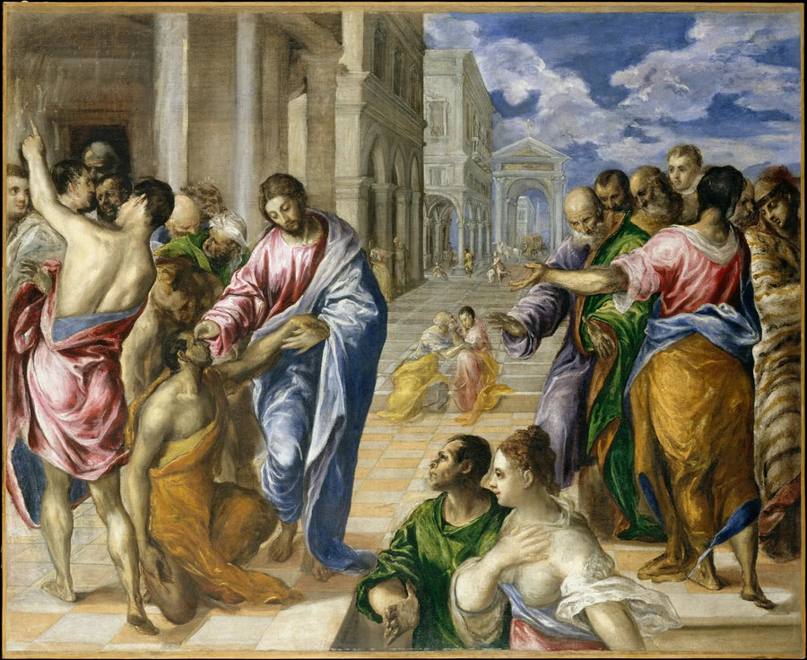 La Guérison de l'aveugle - El Greco