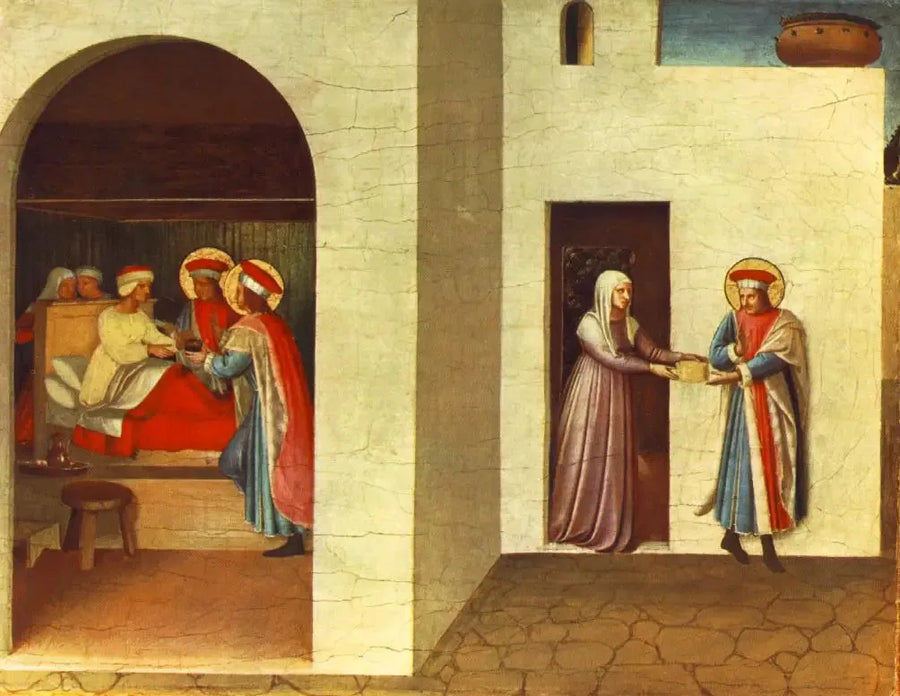La guérison de Palladia par les saints Côme et Damien - Fra Angelico