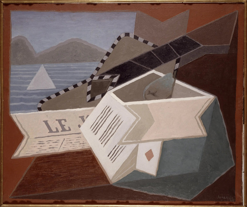 La guitare devant la mer - Juan Gris