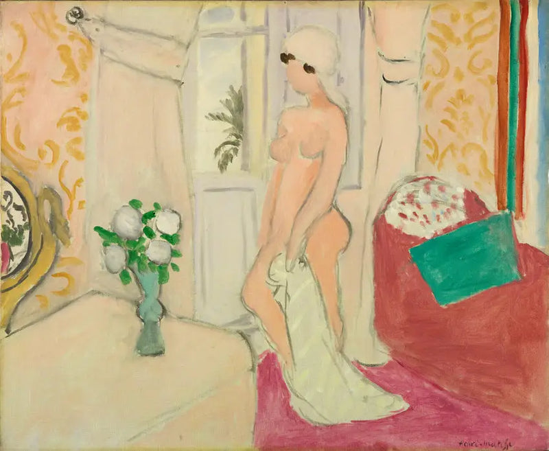 La Jeune Fille et le Vase de fleurs - Henri Matisse