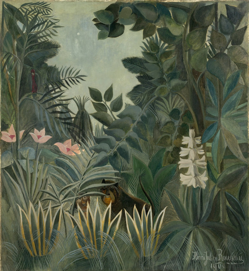 La Jungle équatoriale - Henri Rousseau