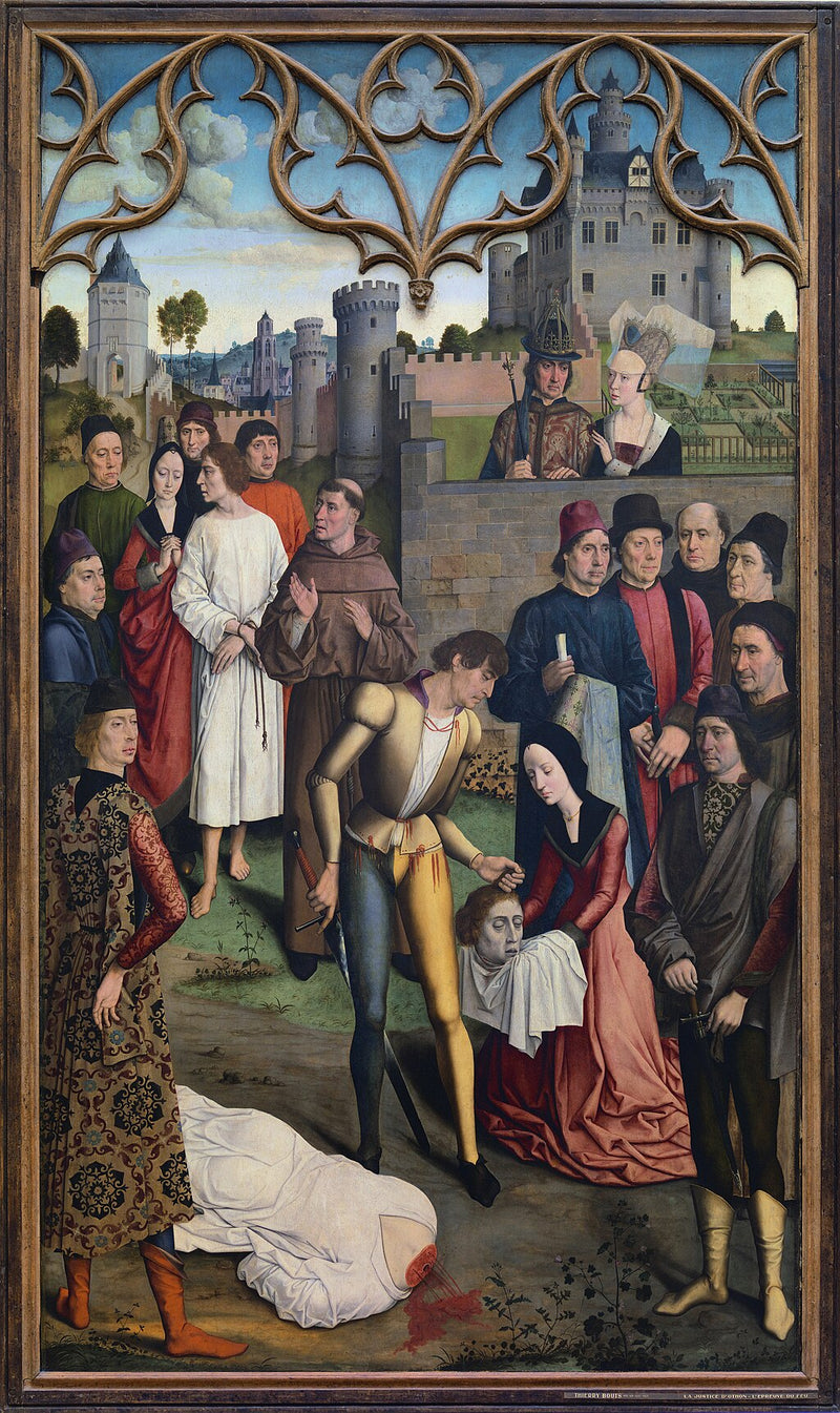 La justice de l'empereur Otton III : la décapitation de l'innocent - Dirk Bouts