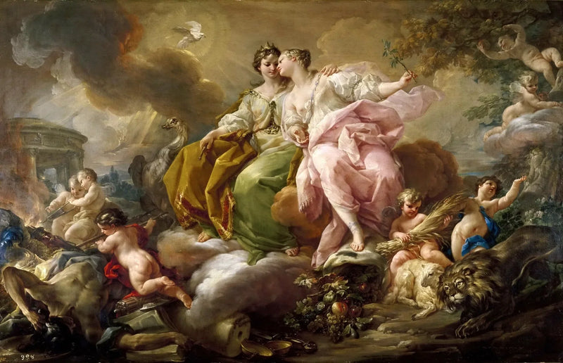 La Justice et la Paix - Corrado Giaquinto