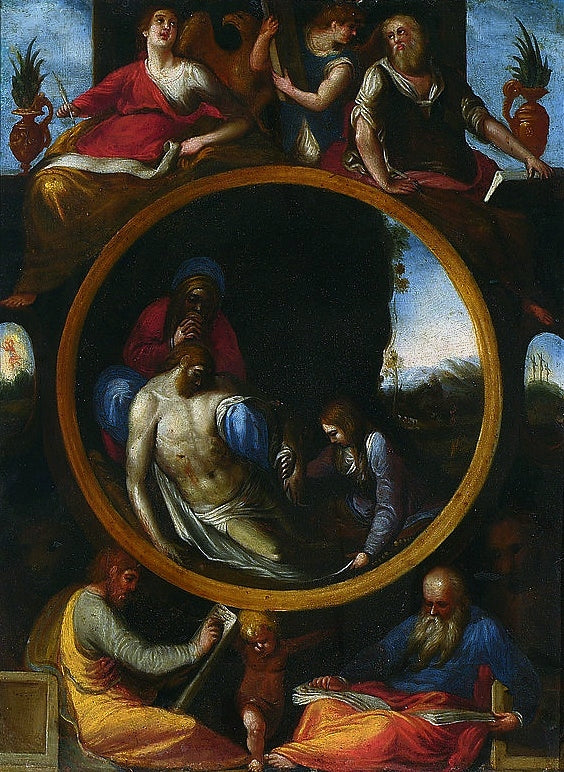 La lamentation sur le corps du Christ mort - Denis Calvaert