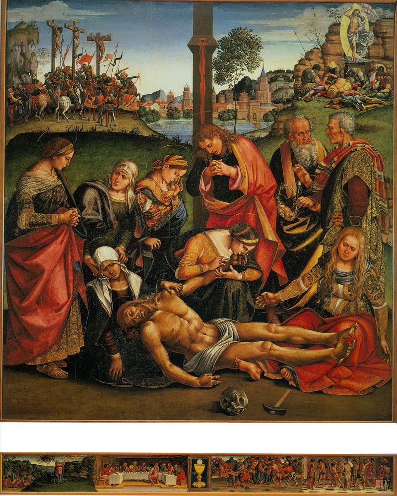 La lamentation sur le corps du Christ mort - Luca Signorelli