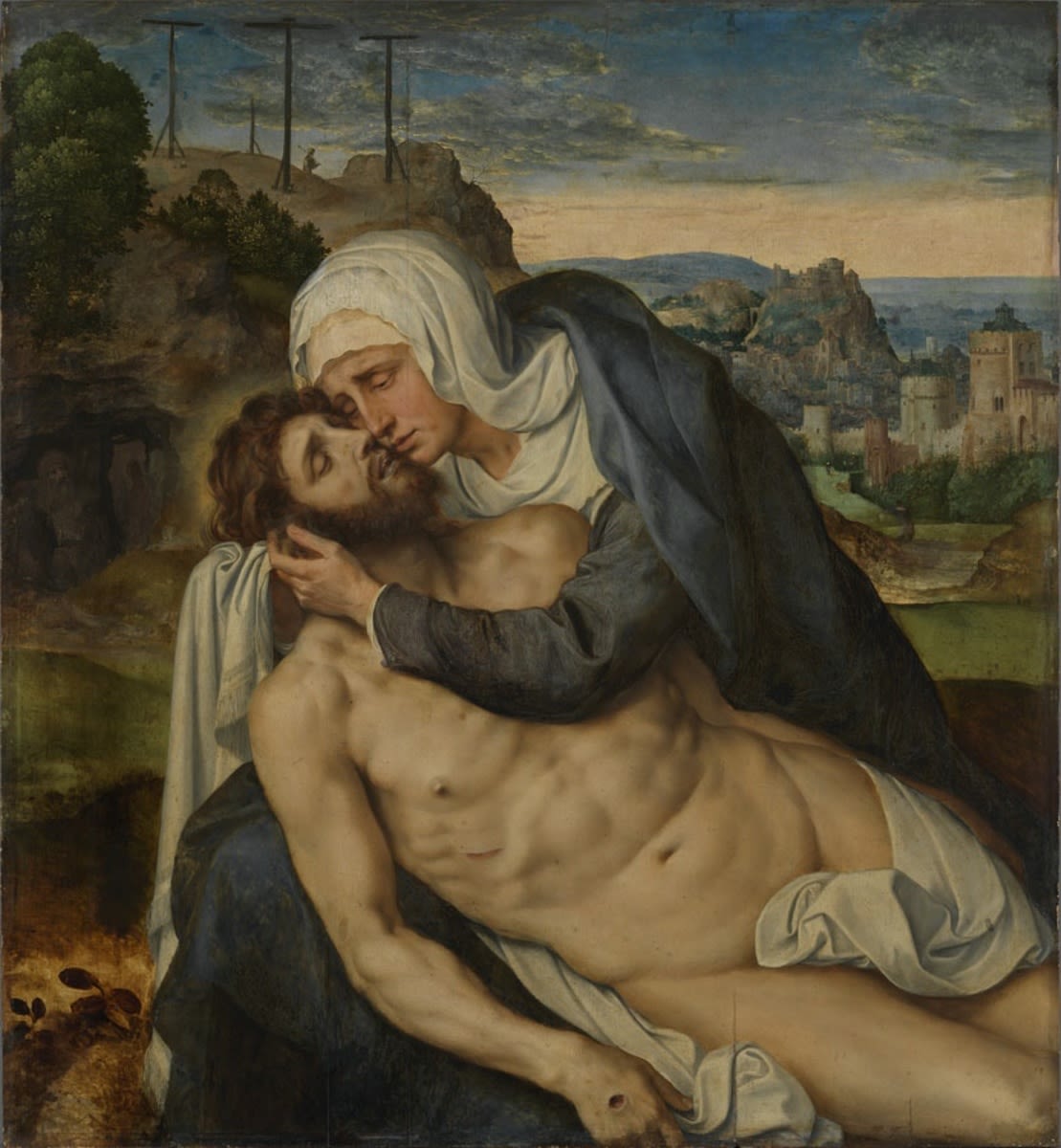 La lamentation sur le corps du Christ mort - Quentin Metsys