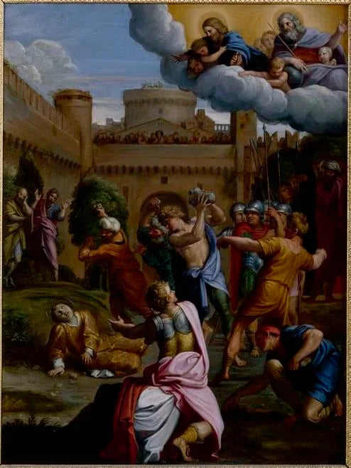 La Lapidation de Saint Etienne - Domenichino