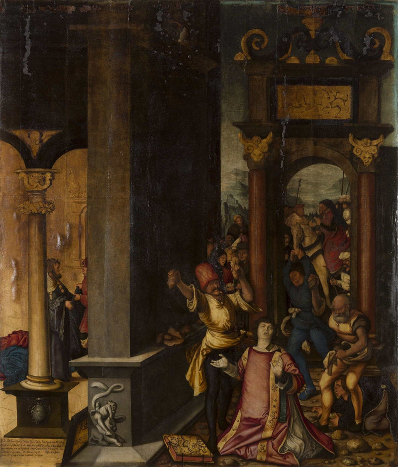 La Lapidation de Saint Étienne - Hans Baldung Grien