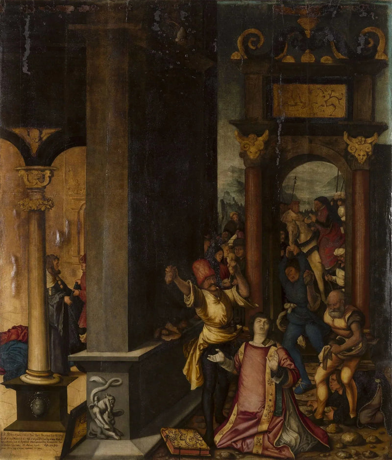 La Lapidation de Saint Étienne - Hans Baldung Grien
