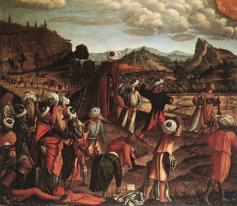 La lapidation de saint Etienne - Vittore Carpaccio