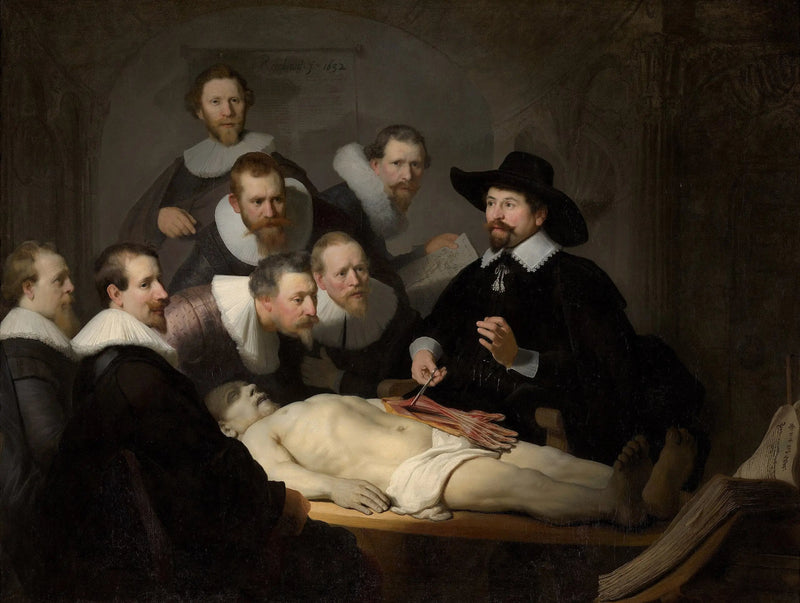La Leçon d'anatomie du docteur Tulp - Rembrandt