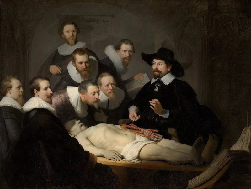 La Leçon d'anatomie du docteur Tulp - Rembrandt