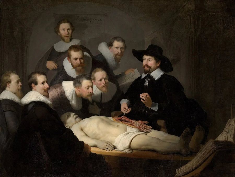 La Leçon d'anatomie du docteur Tulp - Rembrandt