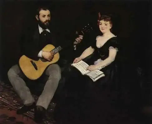 La leçon de musique - Édouard Manet