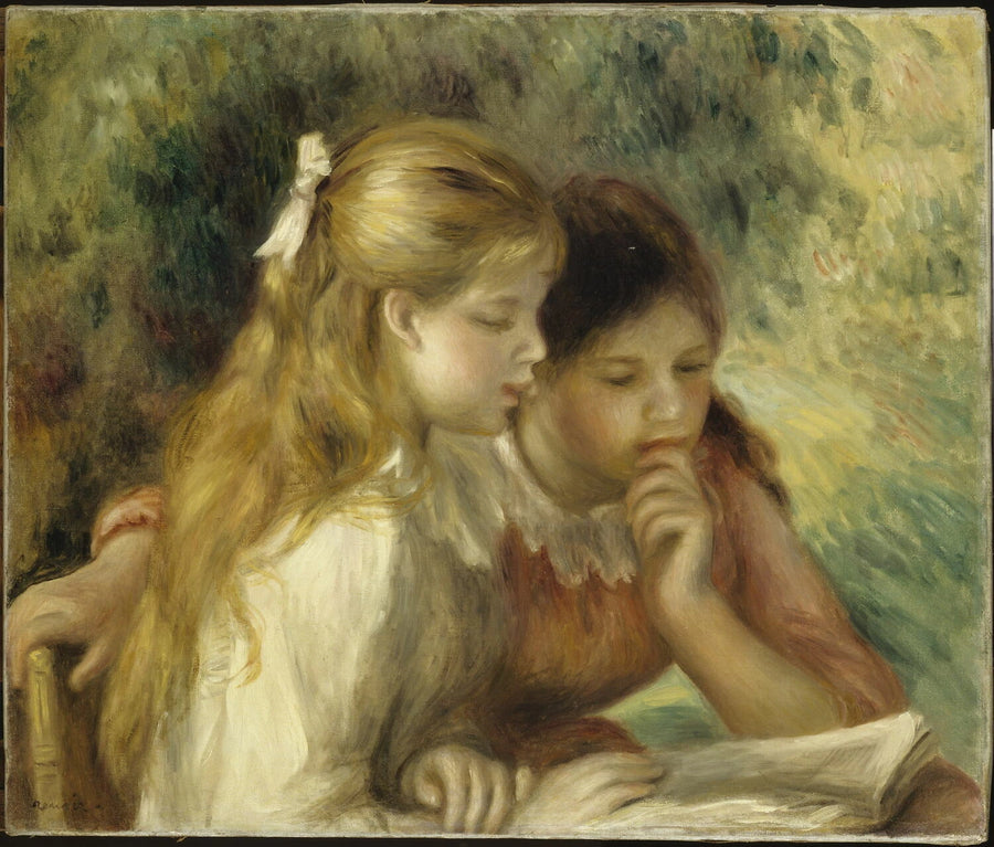 La Lecture, vers 1892, musée du Louvre – Renoir