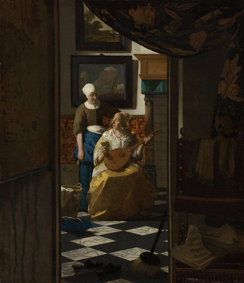 La Lettre d'amour - Johannes Vermeer