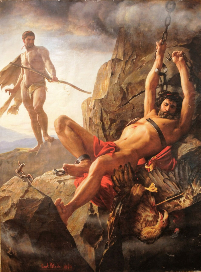La libération de Prométhée - Carl Heinrich Bloch