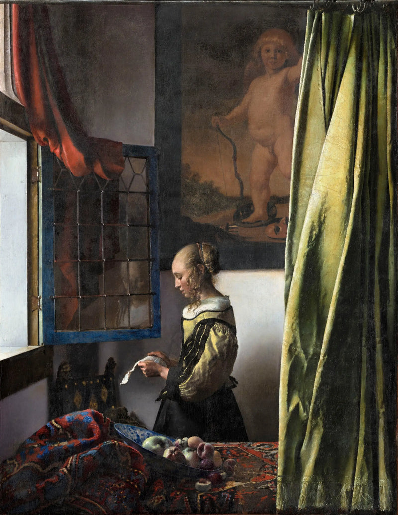 La Liseuse à la fenêtre - Johannes Vermeer