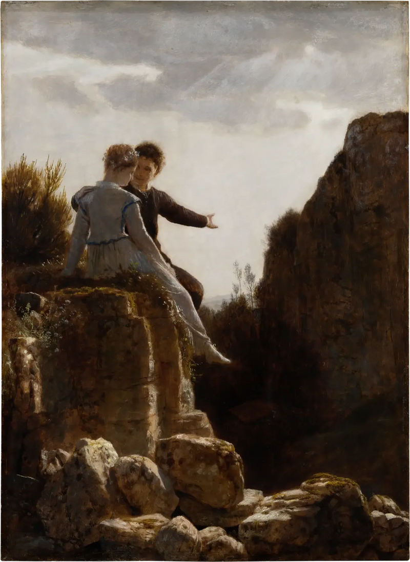 La lune de miel - Arnold Böcklin