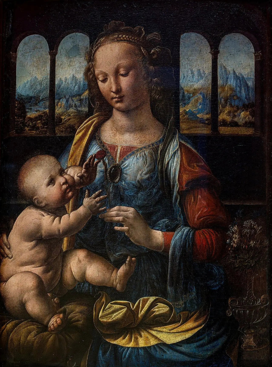 La Madone à l'œillet - Léonard de Vinci