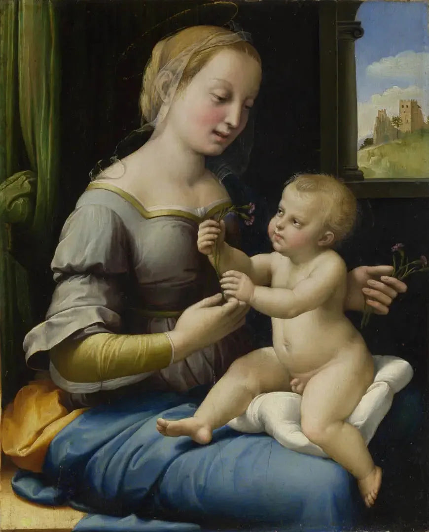 La Madone aux œillets - Raphaël Sanzio
