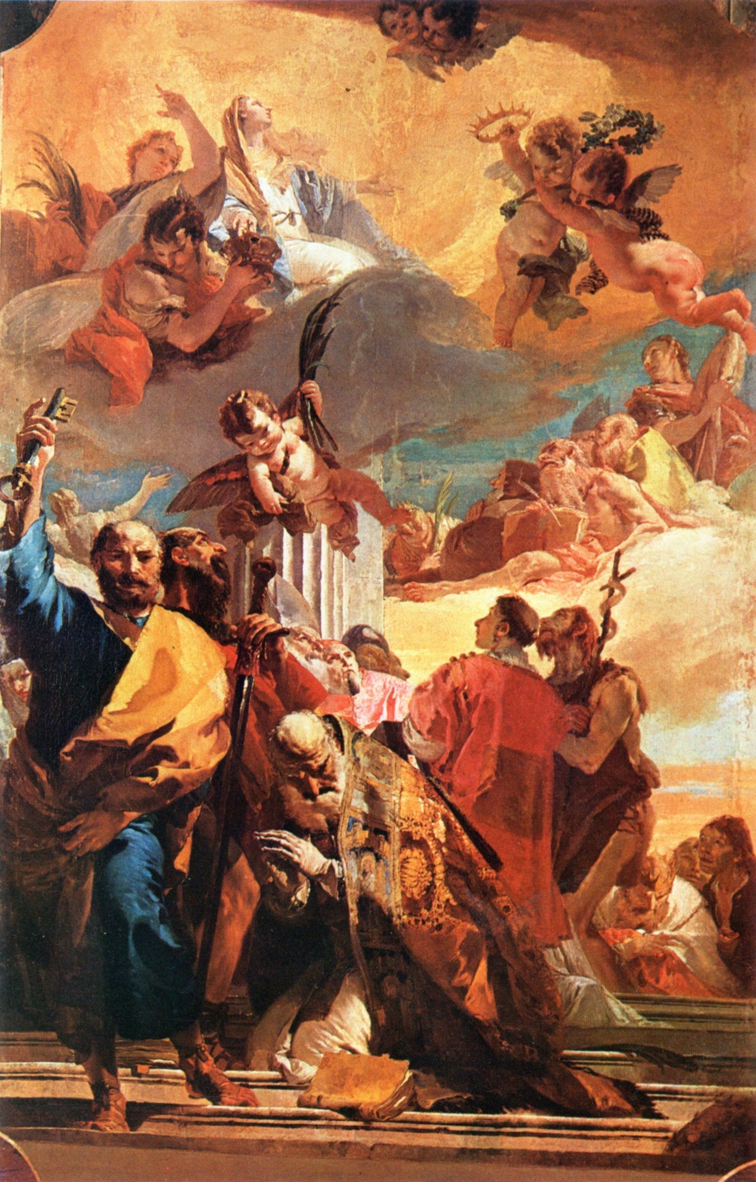 La Madone en gloire avec les saints - Giovanni Battista Tiepolo