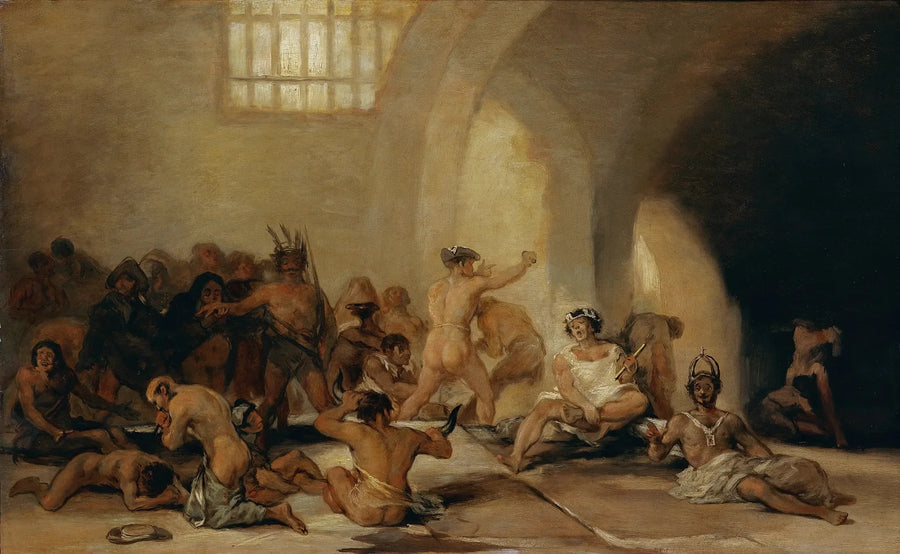 La maison de fous - Francisco de Goya