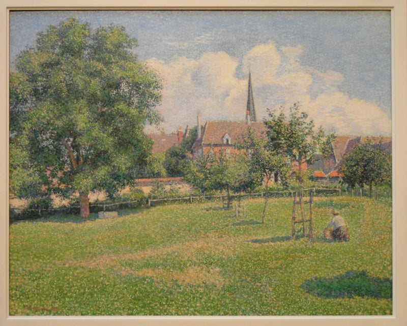 La Maison de La Sourde et Le Clocher D'Éragny - Camille Pissarro