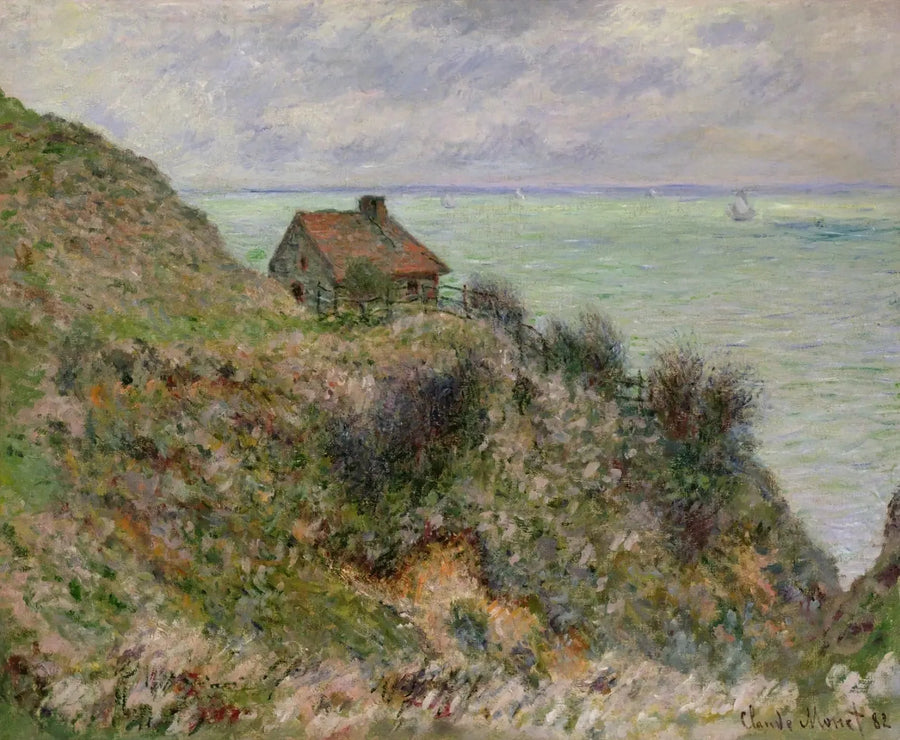 La Maison du pêcheur, temps couvert - Claude Monet