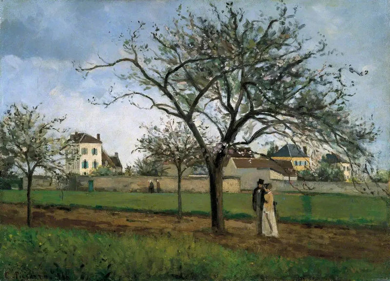 La maison du père Gallien, Pontoise - Camille Pissarro