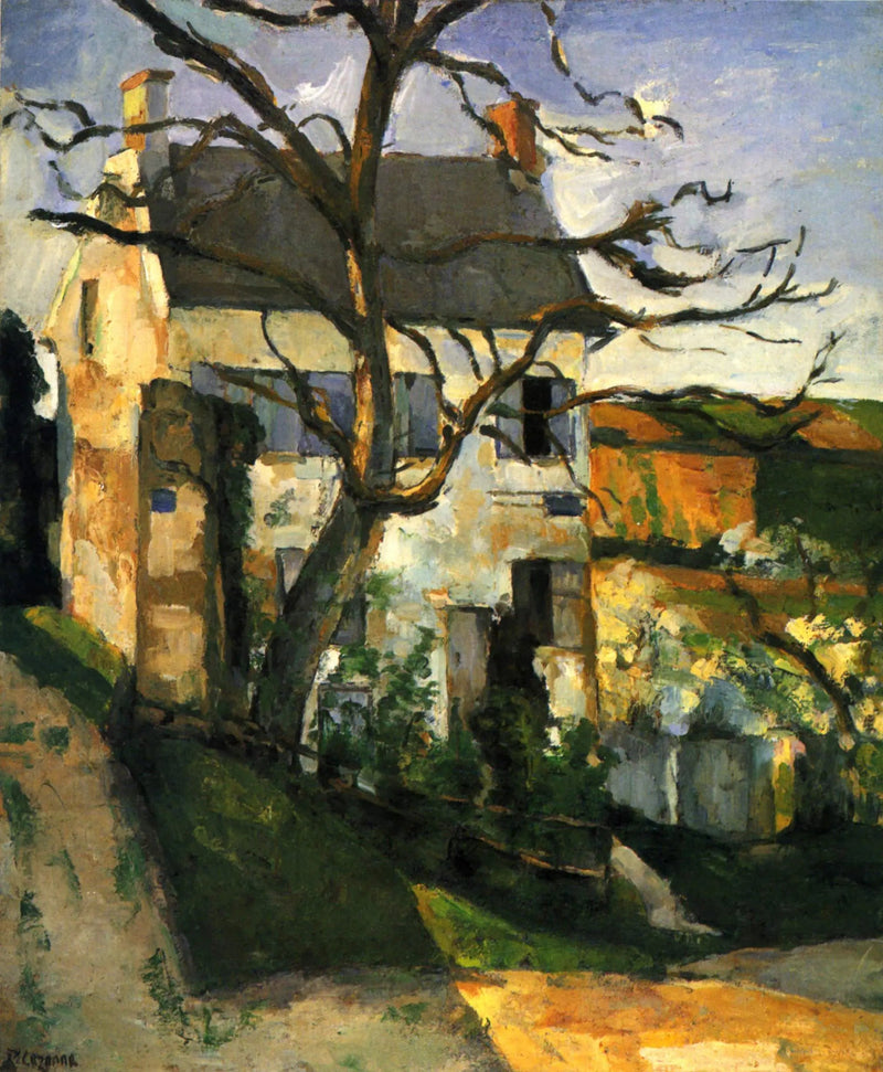 La Maison Rondest, quartier de l'Hermitage, Pontoise - Paul Cézanne