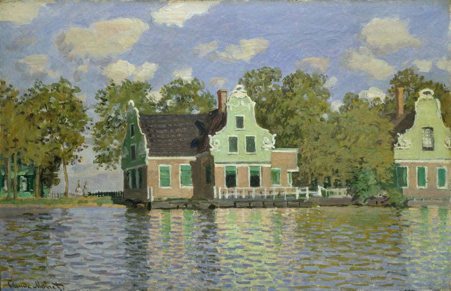 La maison sur la rivière Zaan à Zaandam - Claude Monet