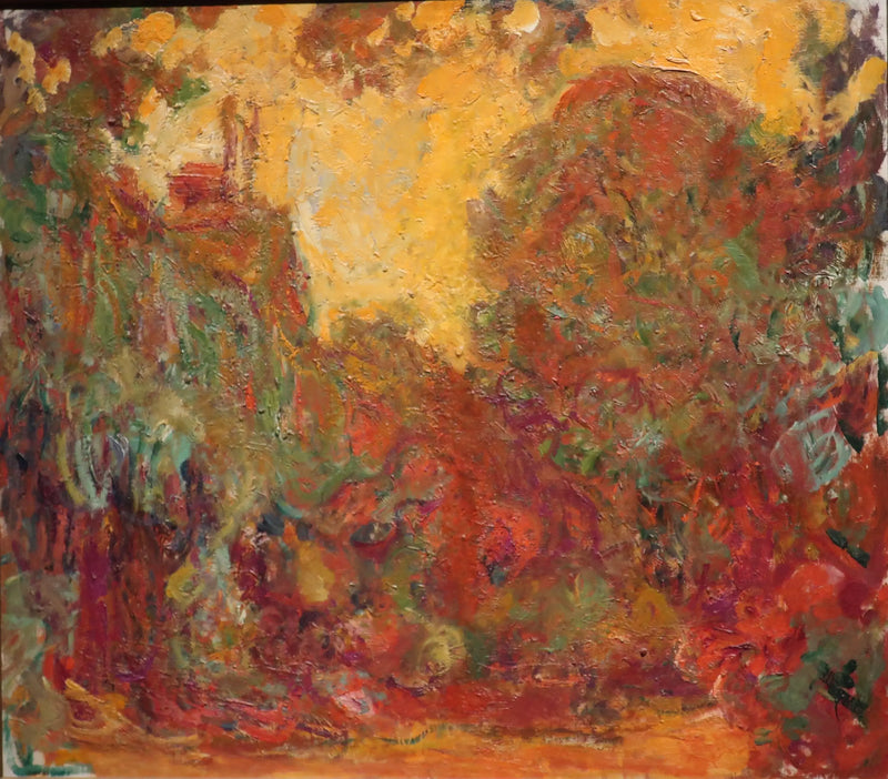 La maison vue du jardin aux roses - Claude Monet